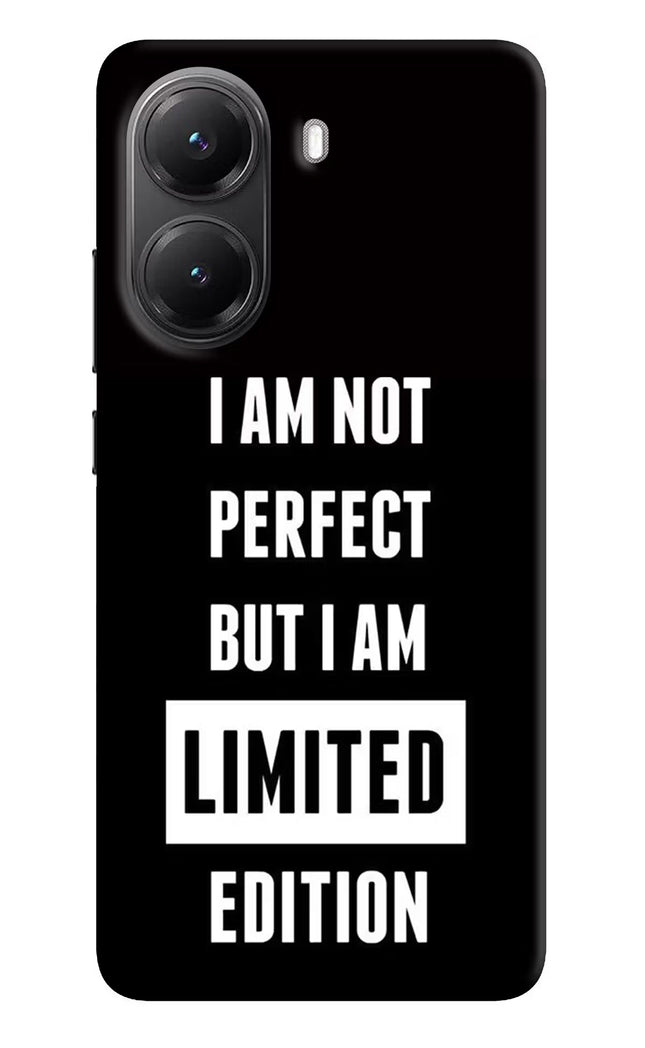 I Am Not Perfect But I Am Limited Edition Poco X7 Pro 5G Back Cover