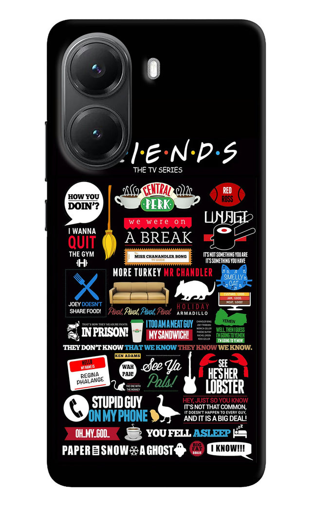 FRIENDS Poco X7 Pro 5G Hard Case Back Cover by Casekaro