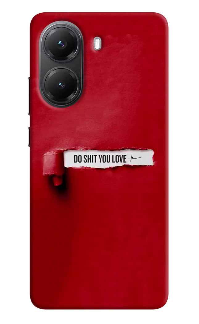 Do Shit You Love Poco X7 Pro 5G Back Cover