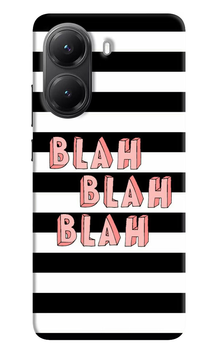 Blah Blah Blah Poco X7 Pro 5G Back Cover, Hard case