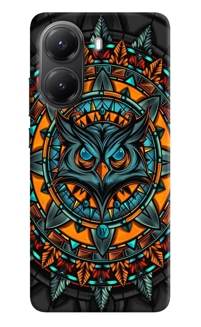 Angry Owl Art Poco X7 Pro 5G Back Cover