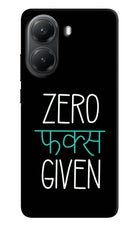 Zero Fucks Given Poco X7 Pro 5G Hard Case Back Cover by Casekaro