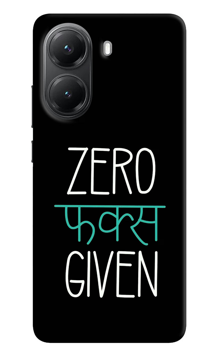 Zero Fucks Given Poco X7 Pro 5G Back Cover, Hard case