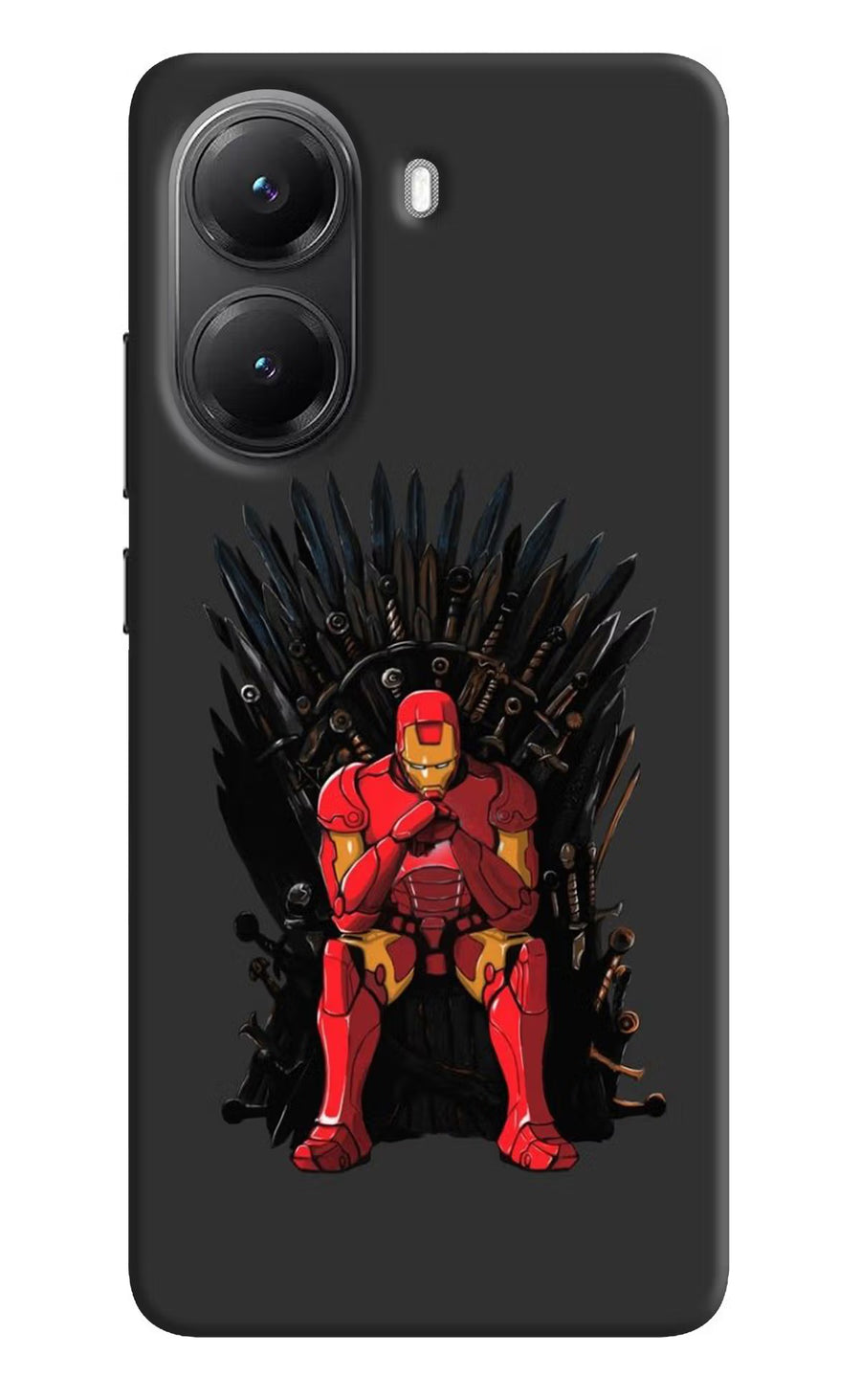 Ironman Throne Poco X7 Pro 5G Back Cover, Hard case