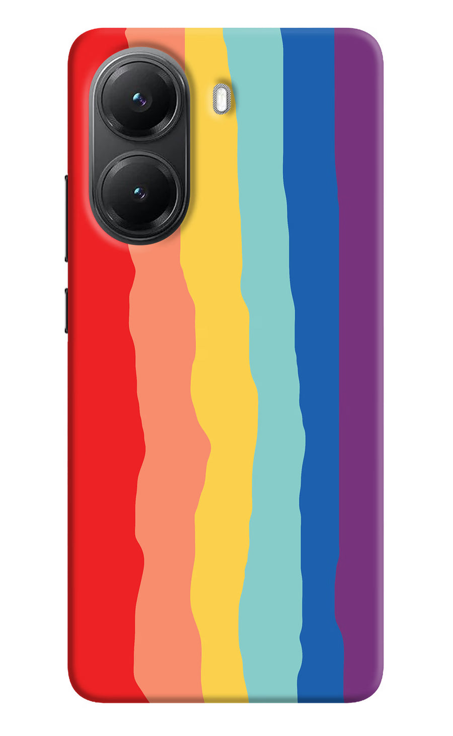 Rainbow Poco X7 Pro 5G Back Cover, Hard case