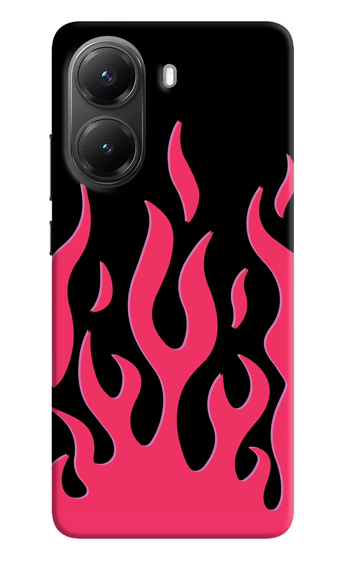 Fire Flames Poco X7 Pro 5G Back Cover