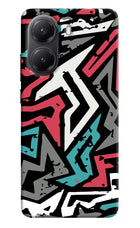 Geometric Graffiti Poco X7 Pro 5G Back Cover