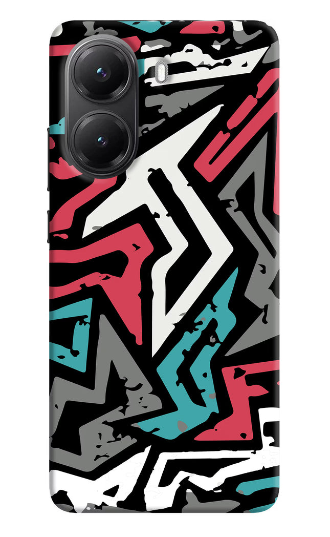 Geometric Graffiti Poco X7 Pro 5G Back Cover