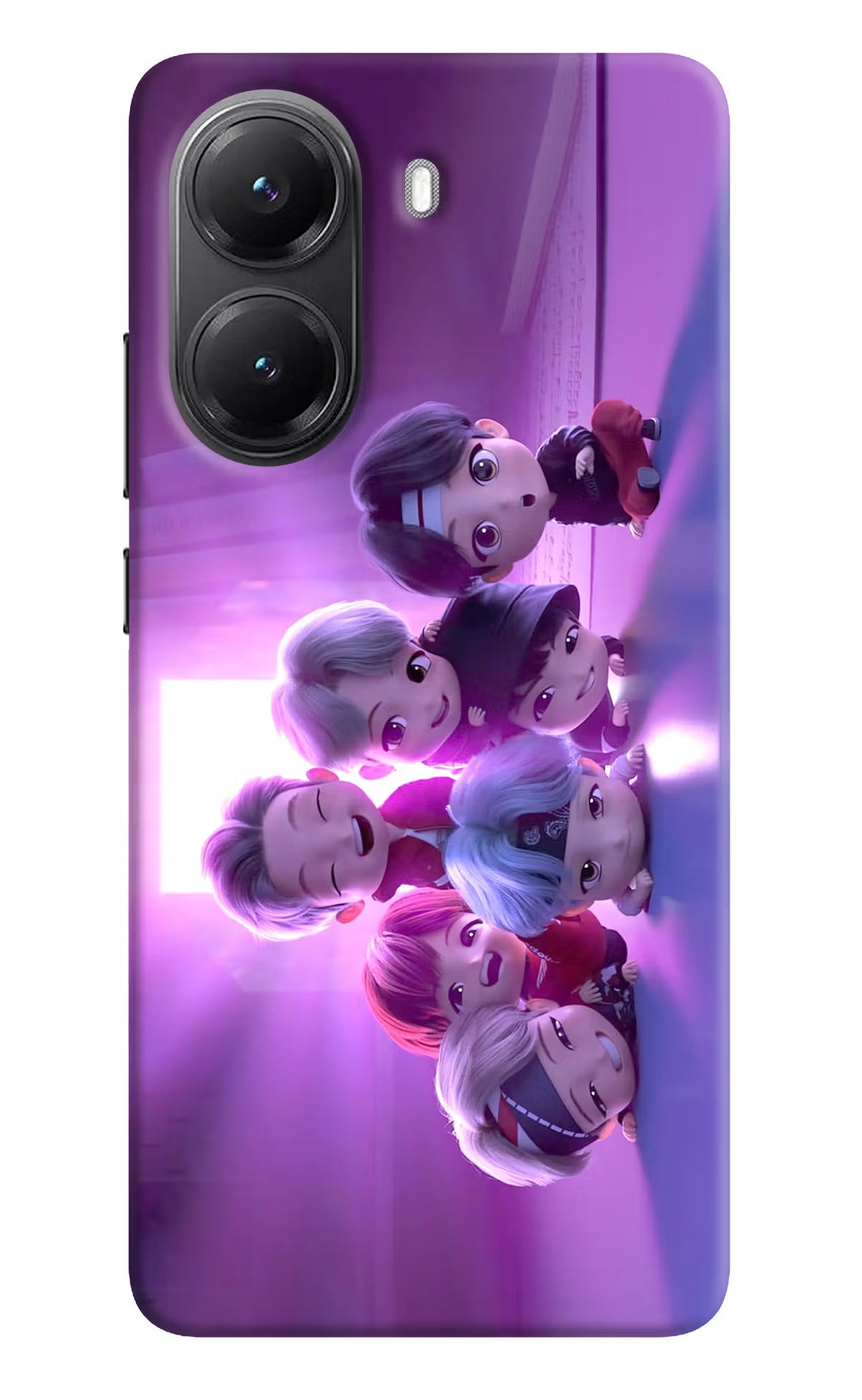 BTS Chibi Poco X7 Pro 5G Back Cover