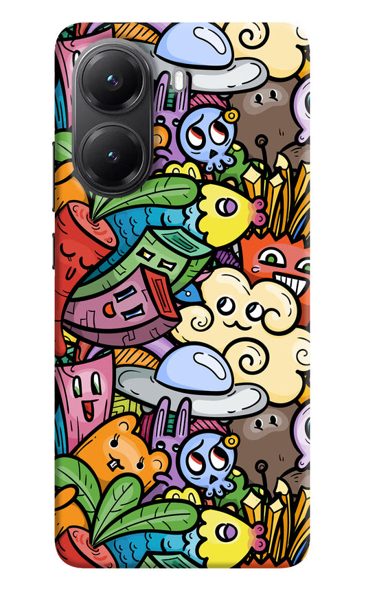 Veggie Doodle Poco X7 Pro 5G Back Cover