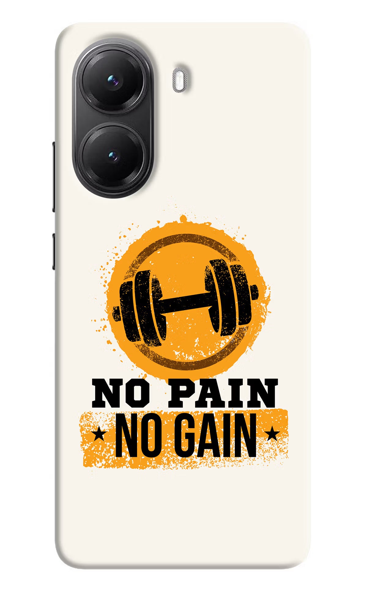 No Pain No Gain Poco X7 Pro 5G Back Cover