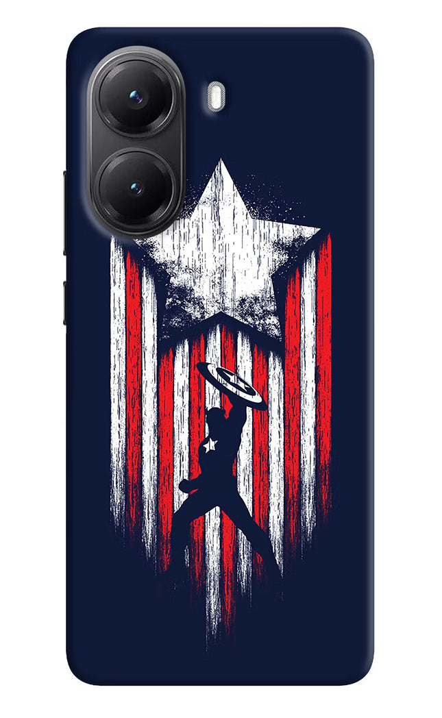 Captain America Marvel Art Poco X7 Pro 5G Back Cover