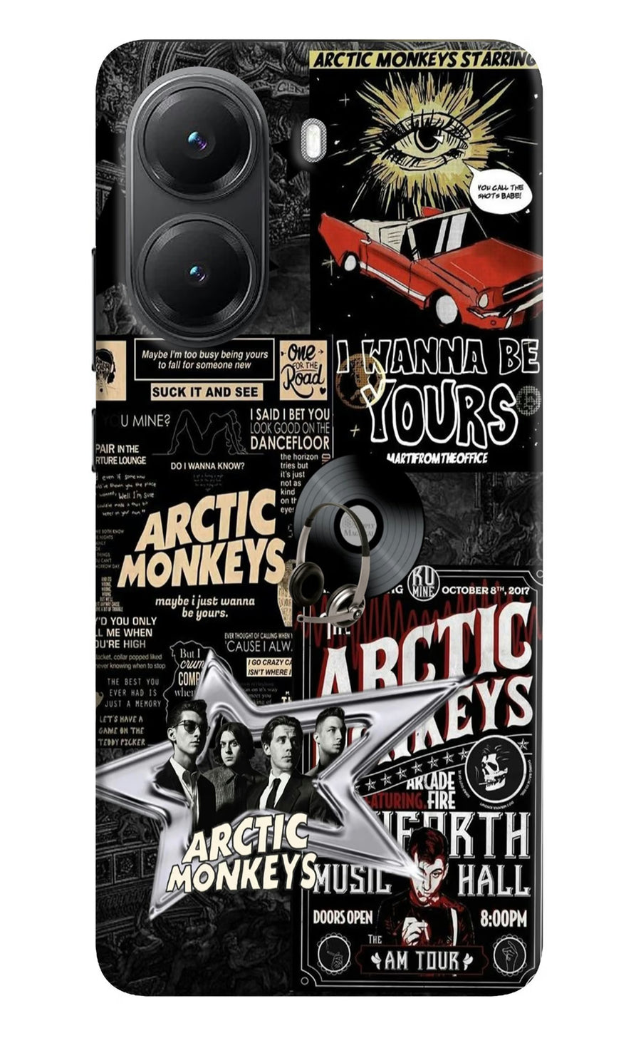 Arctic Monkeys Poco X7 Pro 5G Back Cover, Hard case