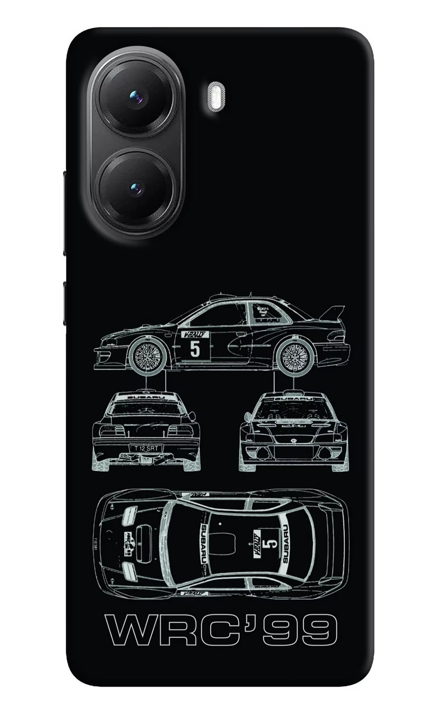 WRC'99 Poco X7 Pro 5G Back Cover, Hard case