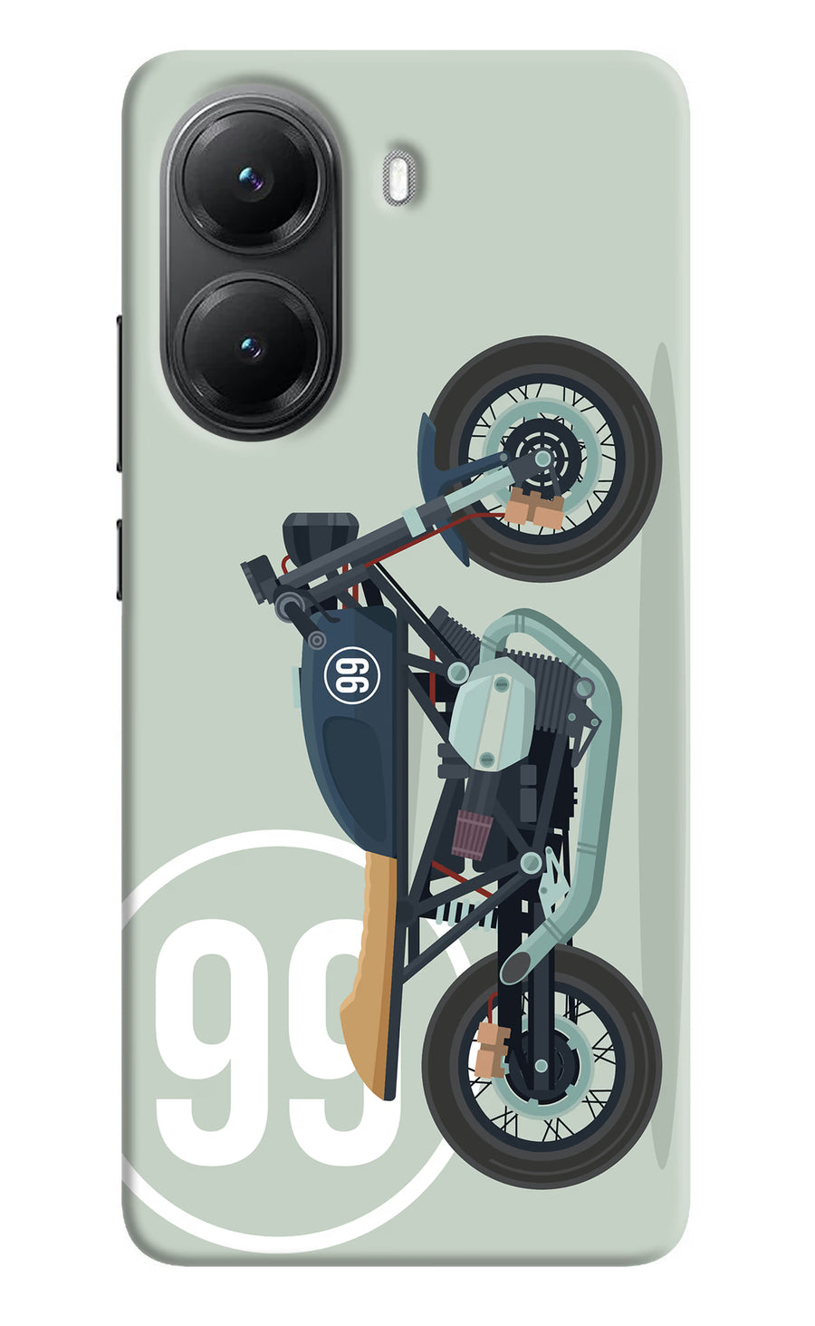 Classic Cafe Racer 99 Poco X7 Pro 5G Back Cover, Hard case