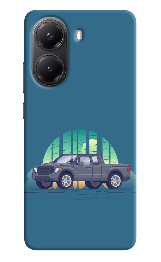 Retro Garage Vibe Poco X7 Pro 5G Back Cover