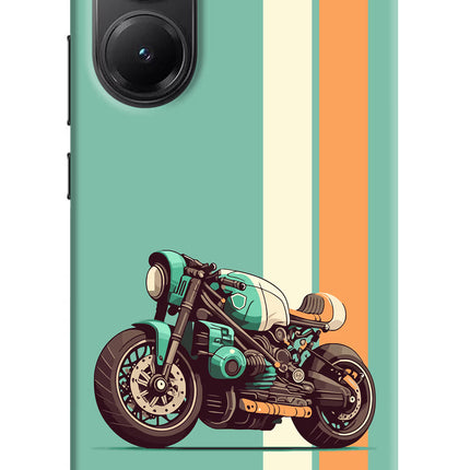 Striped Moto Drift Poco X7 Pro 5G Back Cover