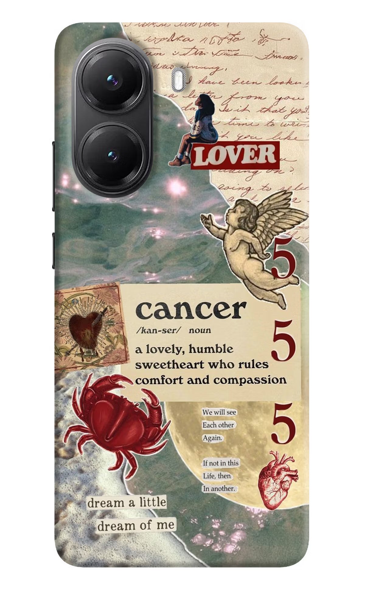 Cancer Zodiac Poco X7 Pro 5G Back Cover