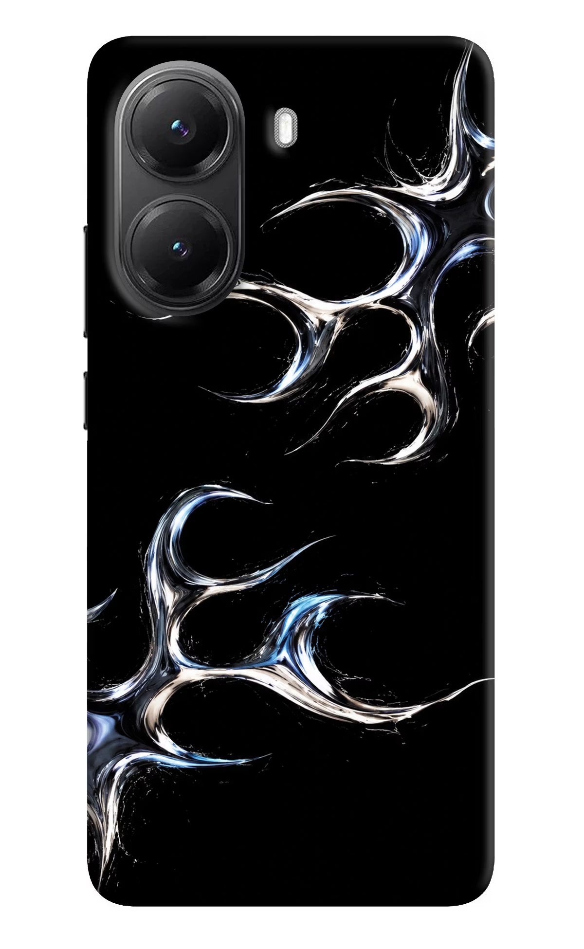 Chrome Tribal Poco X7 Pro 5G Hard Case Back Cover by Casekaro