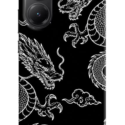 Twin Dragons Poco X7 Pro 5G Hard Case Back Cover by Casekaro
