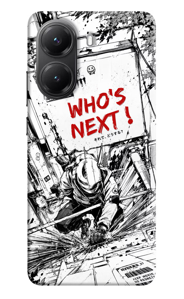 Who's Next Poco X7 Pro 5G Hard Case Back Cover by Casekaro