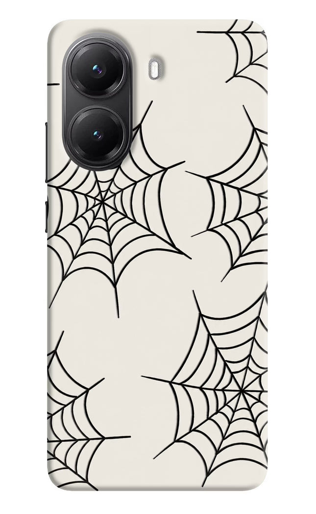 Spider Web Poco X7 Pro 5G Hard Case Back Cover by Casekaro
