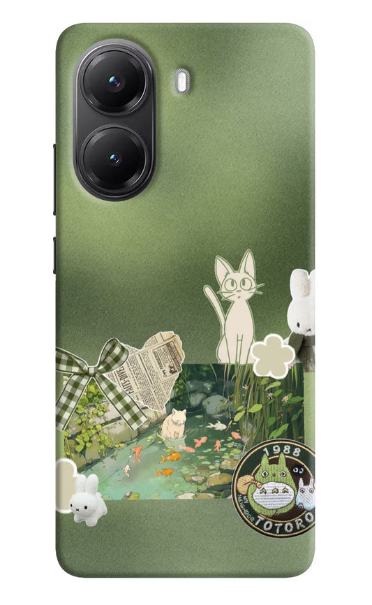 Aesthetic anime Poco X7 Pro 5G Hard Case Back Cover by Casekaro
