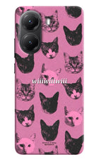 Pink Cats Poco X7 Pro 5G Hard Case Back Cover by Casekaro