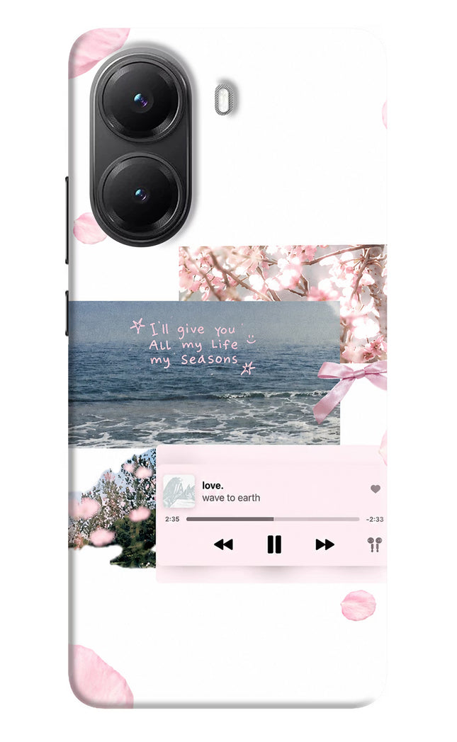 Wave to earth Poco X7 Pro 5G Hard Case Back Cover by Casekaro