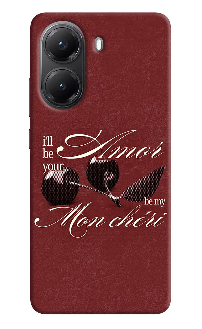 Velvet Cherry Poco X7 Pro 5G Hard Case Back Cover by Casekaro