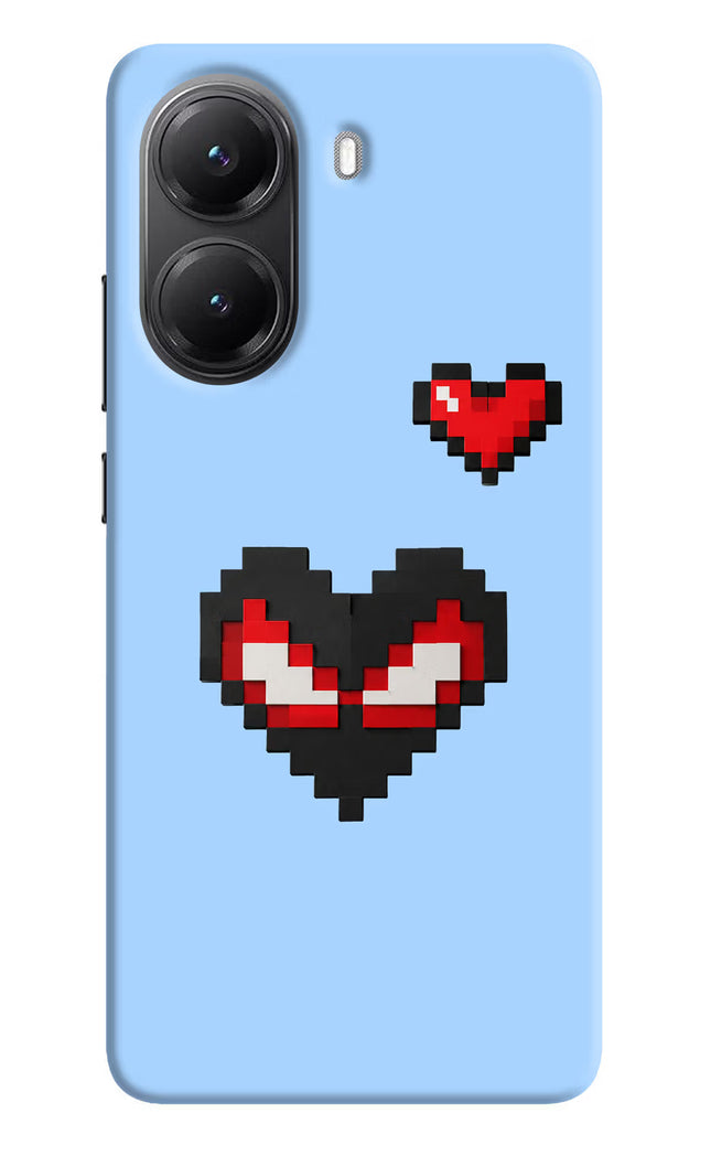 Peter Heart Poco X7 Pro 5G Hard Case Back Cover by Casekaro