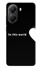 This World Poco X7 Pro 5G Hard Case Back Cover by Casekaro