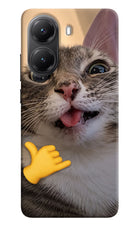 Silly Cat Call Poco X7 Pro 5G Hard Case Back Cover by Casekaro