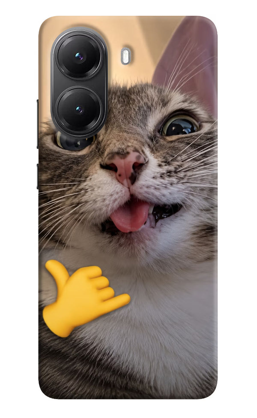 Silly Cat Call Poco X7 Pro 5G Back Cover, Hard case