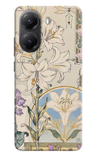 White Lily Poco X7 Pro 5G Hard Case Back Cover by Casekaro