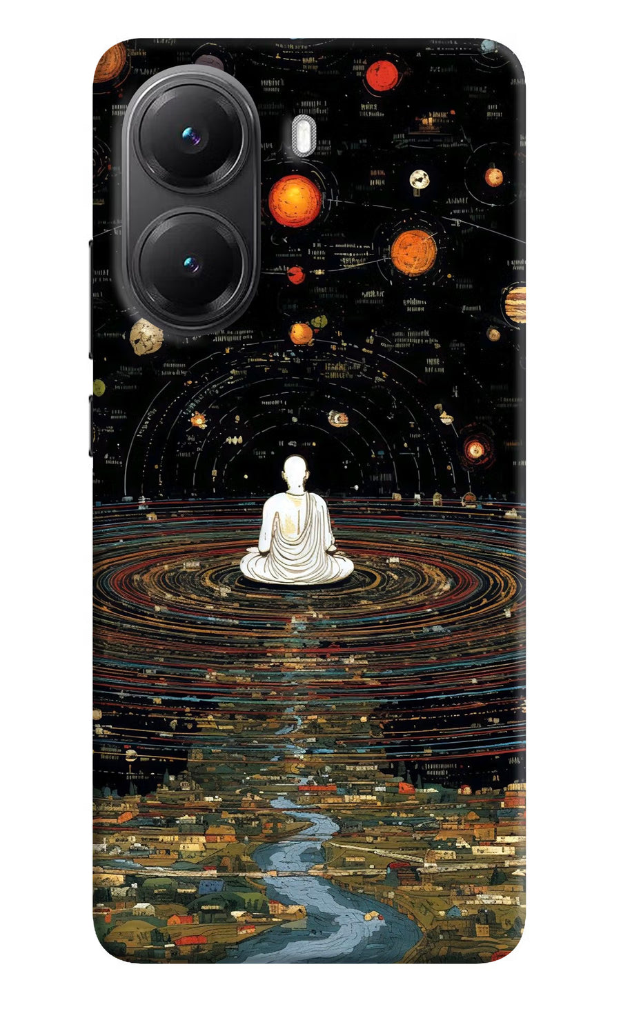 Space Monk Poco X7 Pro 5G Back Cover, Hard case