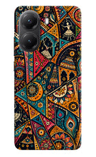 Folk Print Poco X7 Pro 5G Hard Case Back Cover by Casekaro