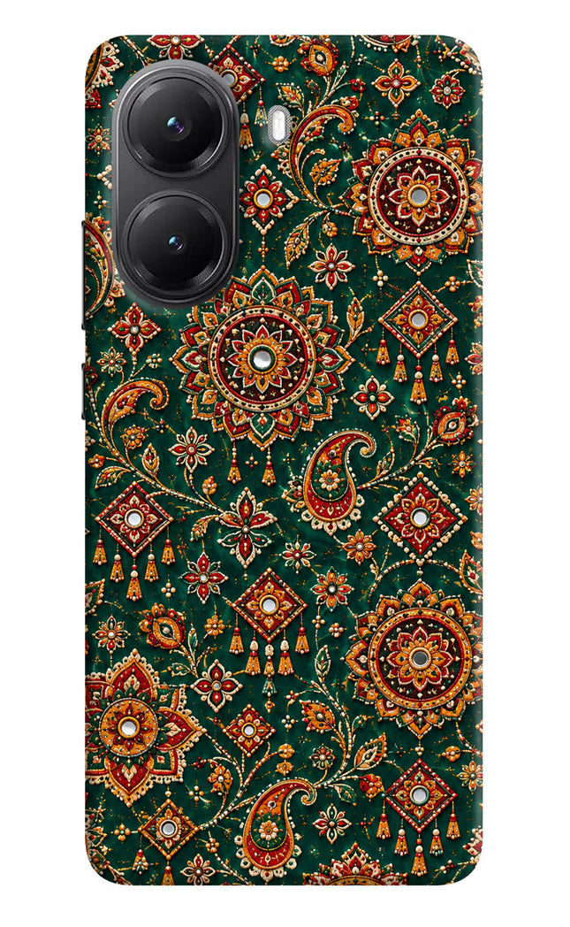 Green Pataka Poco X7 Pro 5G Hard Case Back Cover by Casekaro