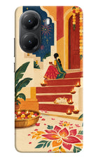 Diwali Rangoli Poco X7 Pro 5G Hard Case Back Cover by Casekaro