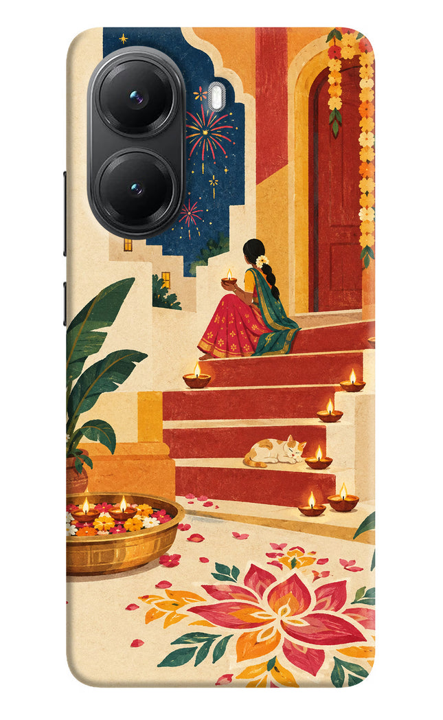 Diwali Rangoli Poco X7 Pro 5G Back Cover