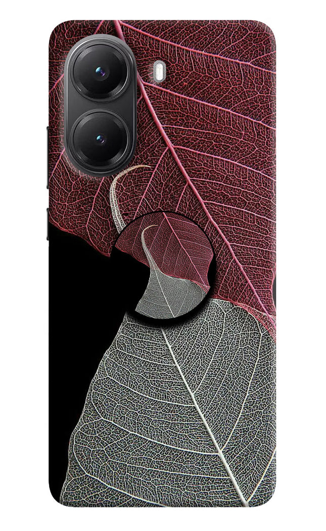 Leaf Pattern Poco X7 Pro 5G Pop Case