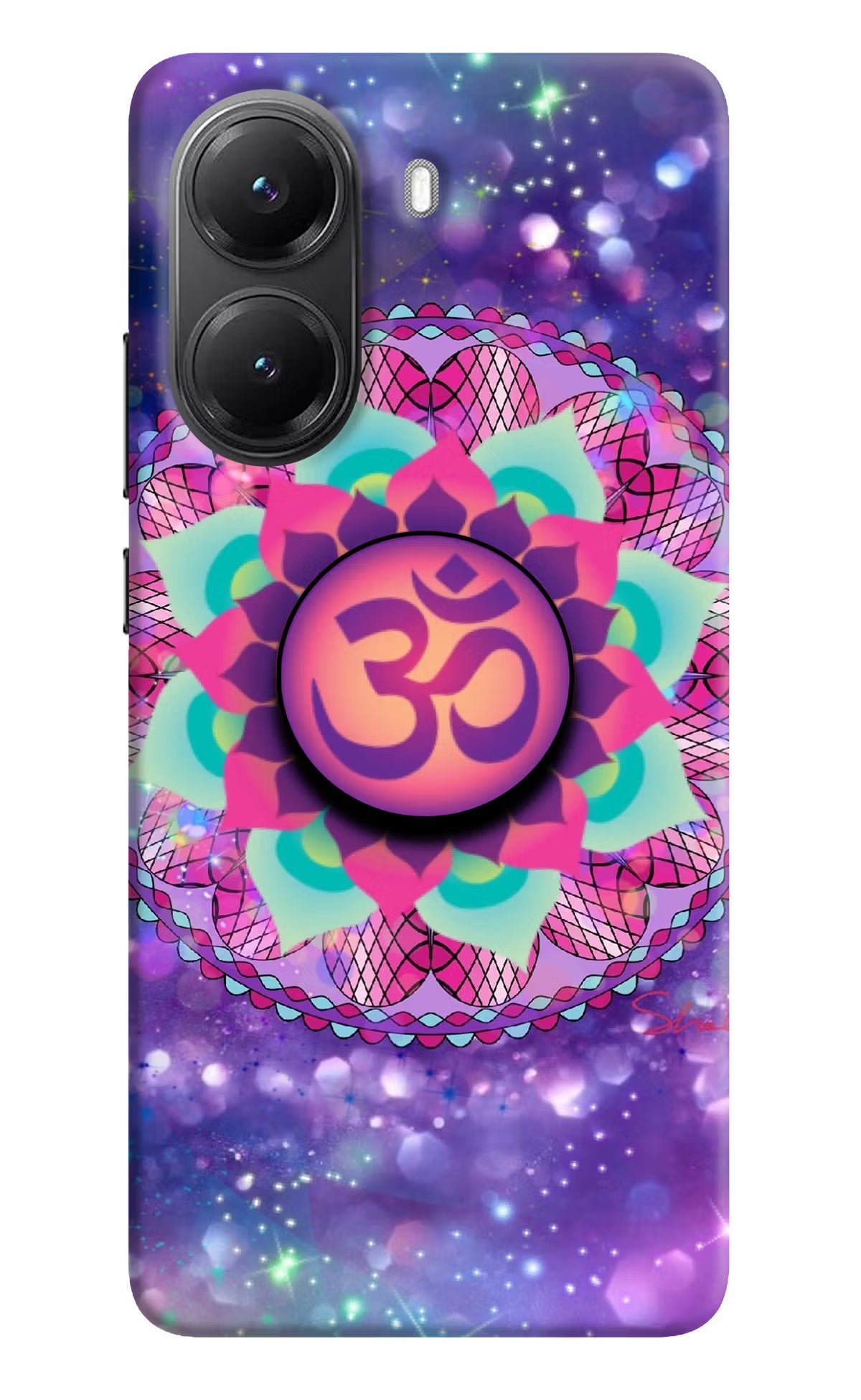 Om Purple Poco X7 Pro 5G Pop Case