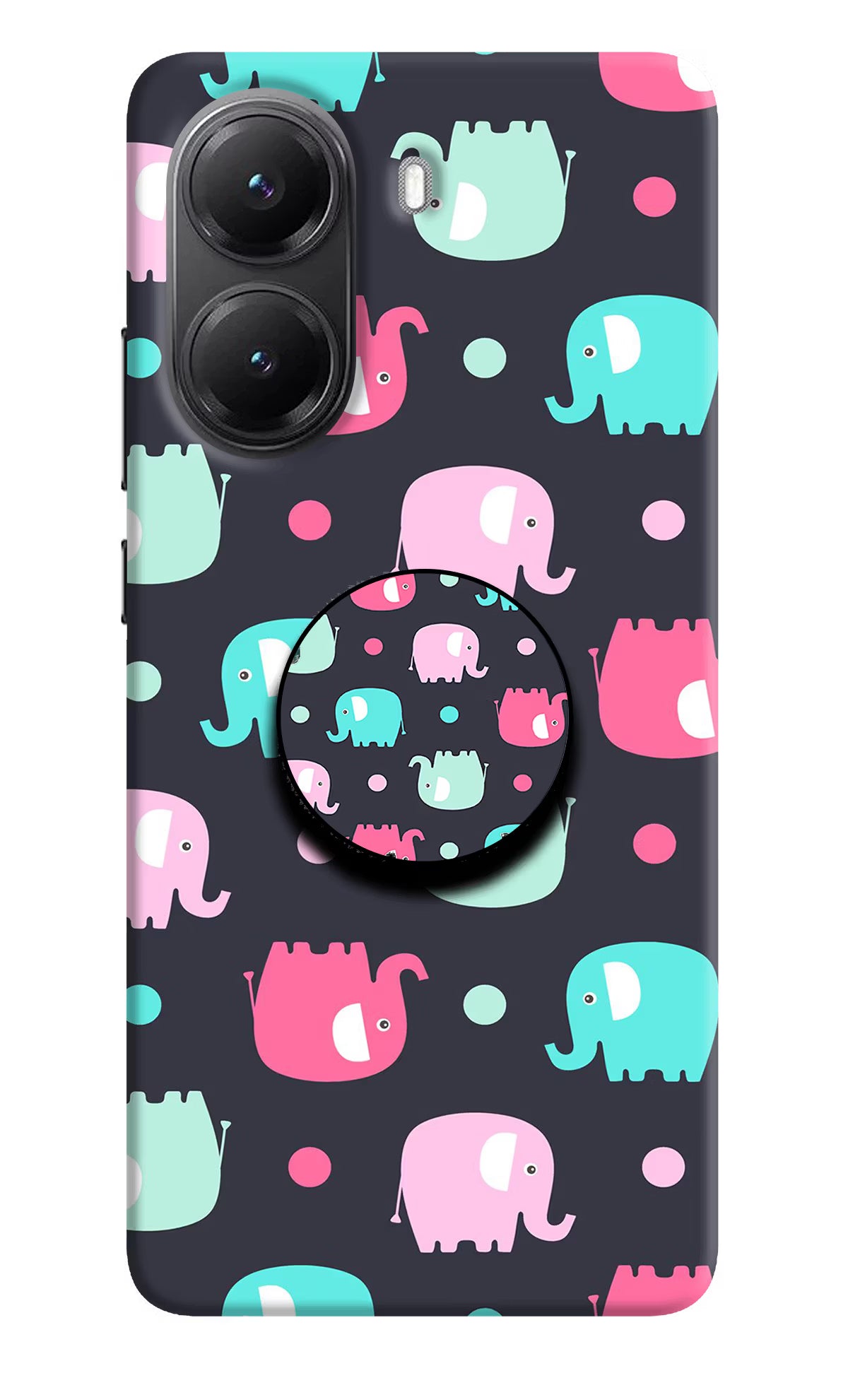 Baby Elephants Poco X7 Pro 5G Pop Case