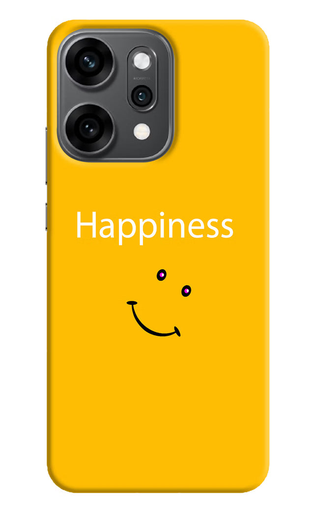 Happiness With Smiley Oppo Reno14 Pro 5G Back Cover