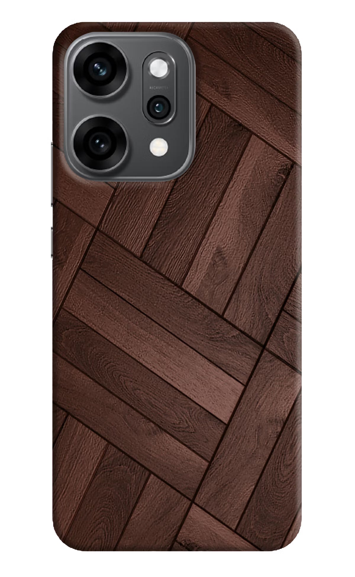 Wooden Texture Design Oppo Reno14 Pro 5G Back Cover