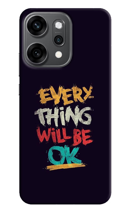 Everything Will Be Ok Oppo Reno14 Pro 5G Back Cover