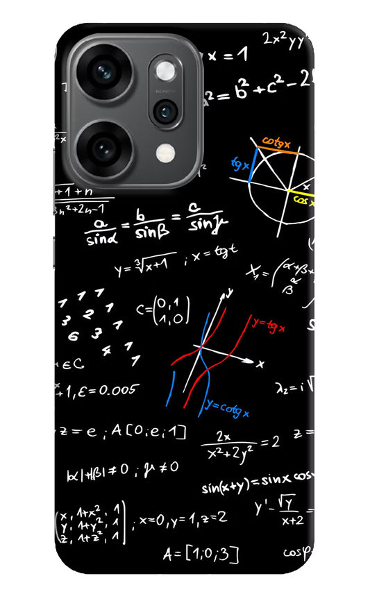 Mathematics Formula Oppo Reno14 Pro 5G Back Cover