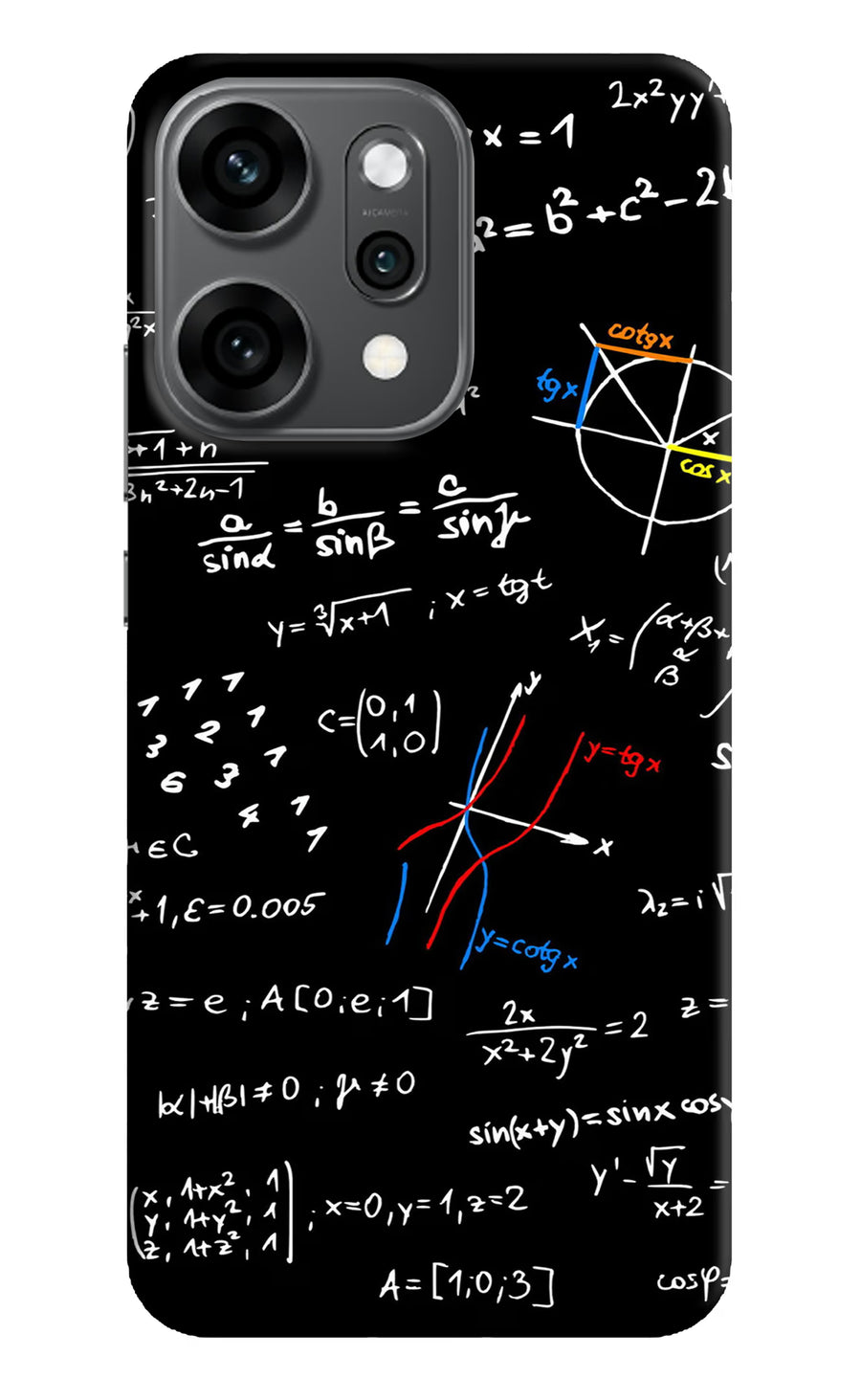 Mathematics Formula Oppo Reno14 Pro 5G Back Cover, Hard case