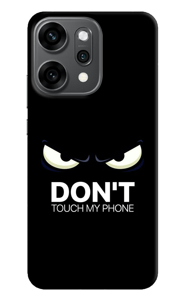 Don'T Touch My Phone Oppo Reno14 Pro 5G Hard Case Back Cover by Casekaro