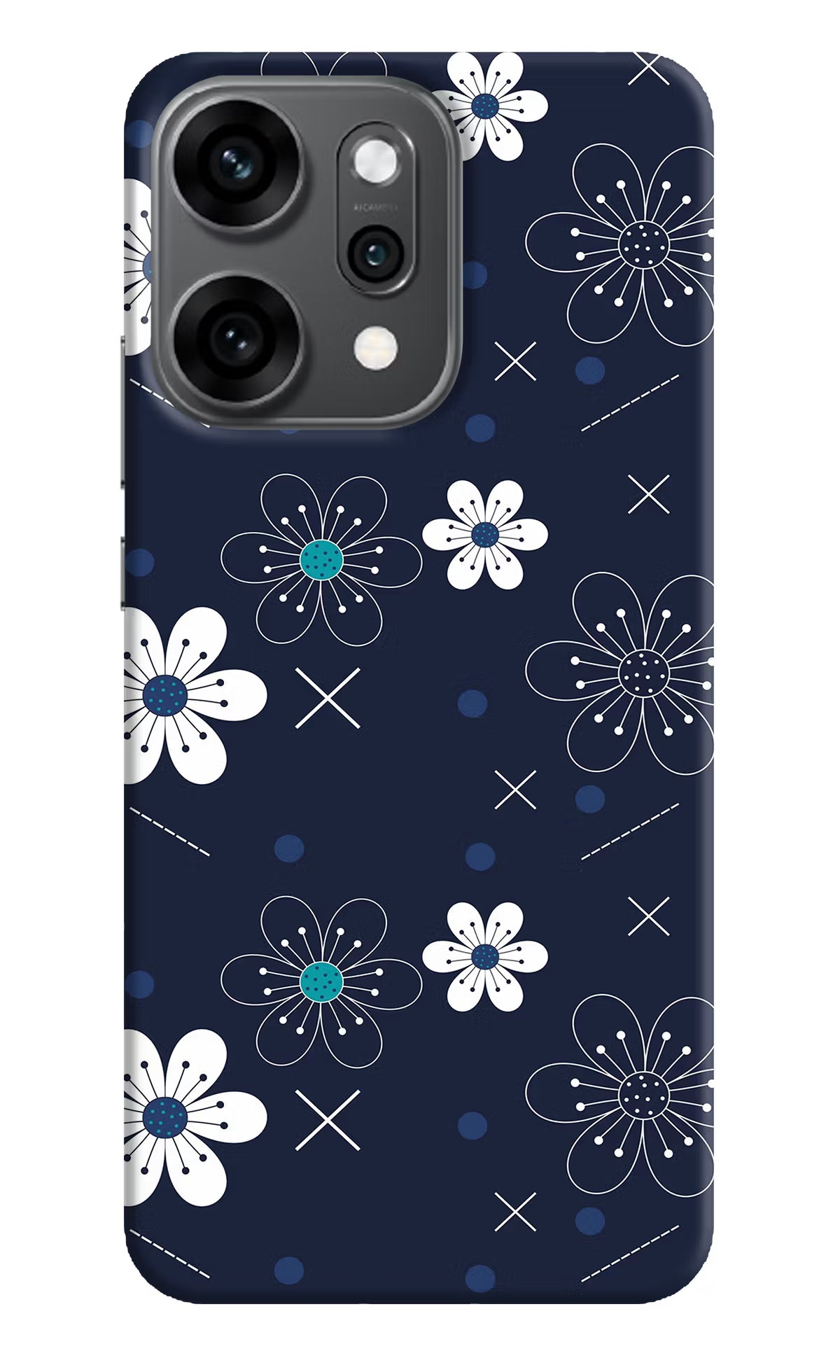 Flowers Oppo Reno14 Pro 5G Back Cover